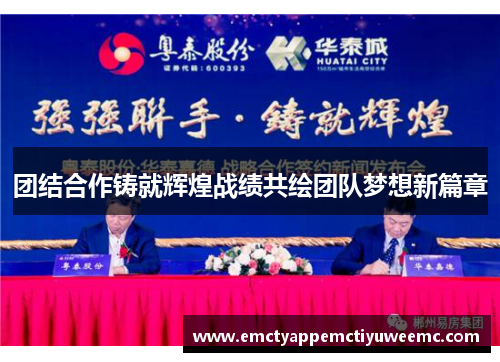 团结合作铸就辉煌战绩共绘团队梦想新篇章